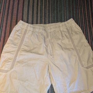 John Elliott Beige Athletic Shorts